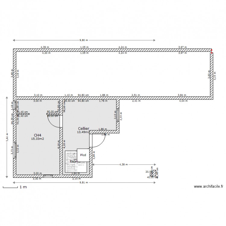 TB4-SOUS-SOL  JRL DIM1 Cellier. Plan de 0 pièce et 0 m2