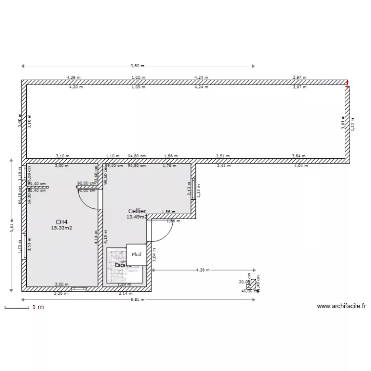 TB4-SOUS-SOL  JRL DIM1 Cellier. Plan de 