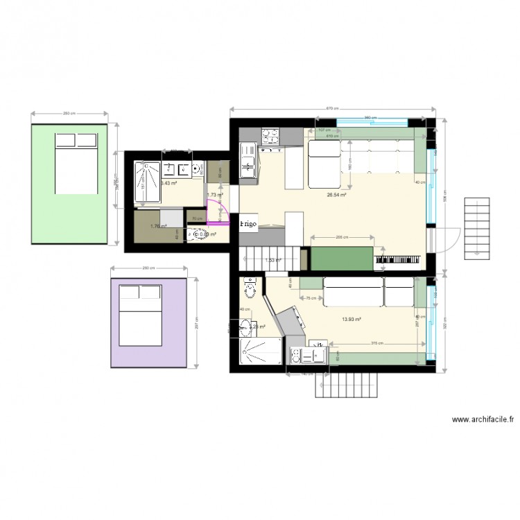 ideacloisons2. Plan de 0 pièce et 0 m2