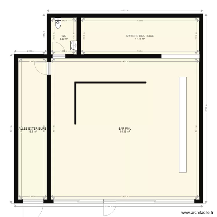 RICCIARDOLO. Plan de 