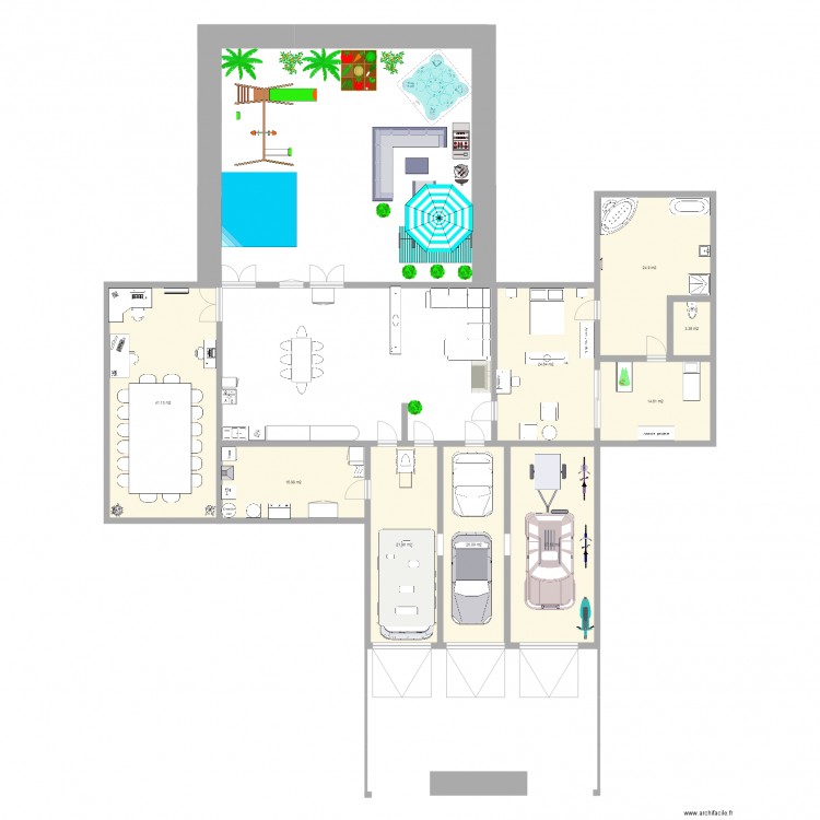 Maison de luxe. Plan de 0 pièce et 0 m2