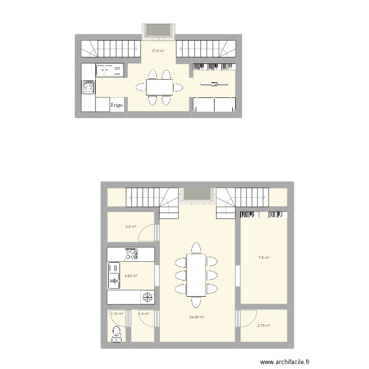 Mini studio 2. Plan de 0 pièce et 0 m2