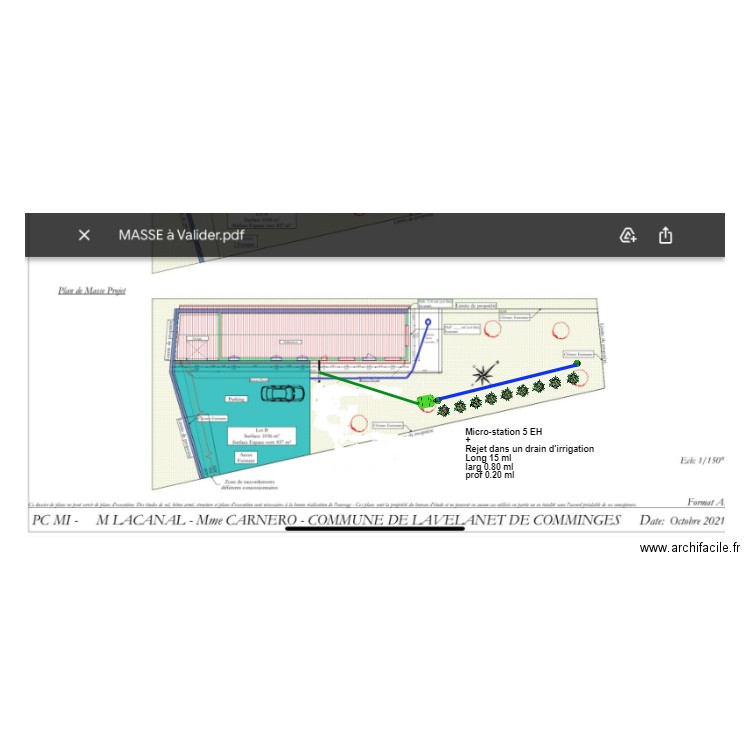 Lacanal Camero. Plan de 0 pièce et 0 m2