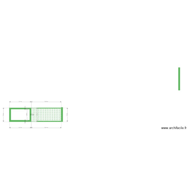 Muro 1306. Plan de 0 pièce et 0 m2