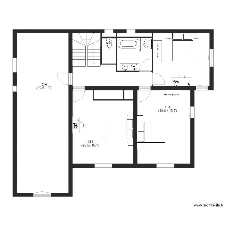 Plan. Plan de 0 pièce et 0 m2