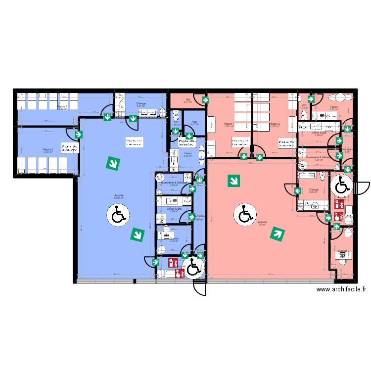 Mennecy Projet Jordan EVAC. Plan de 0 pièce et 0 m2