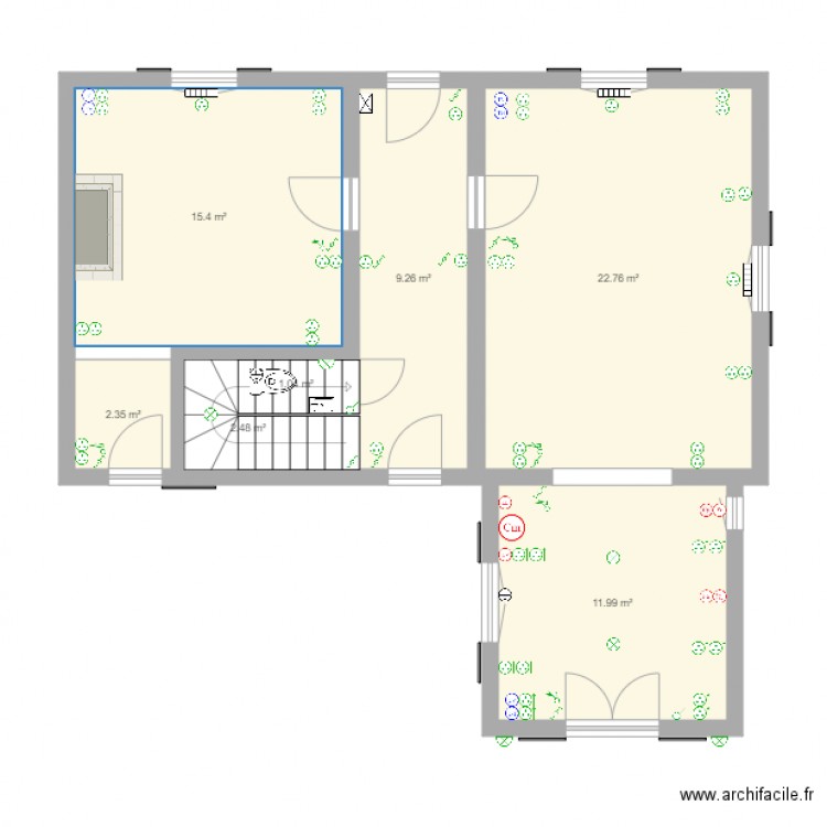 MEZOS RDC TECH NEW. Plan de 0 pièce et 0 m2