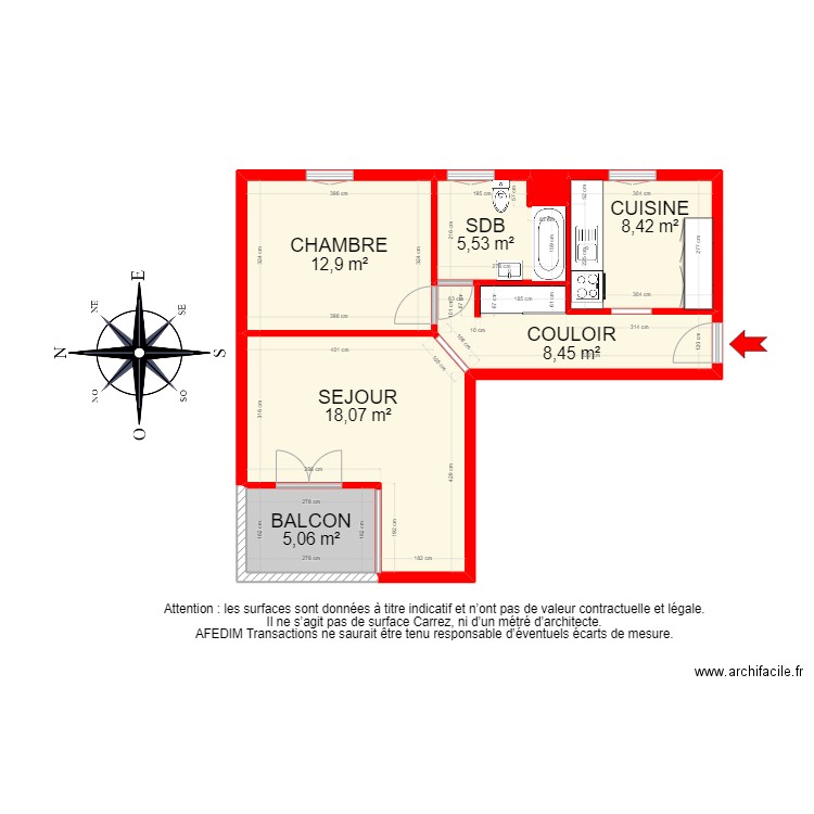 BI11871 - appartement. Plan de 0 pièce et 0 m2