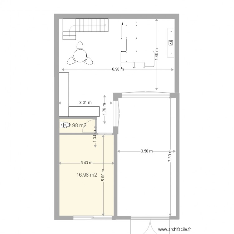 marie et vincent RDC projet4. Plan de 0 pièce et 0 m2