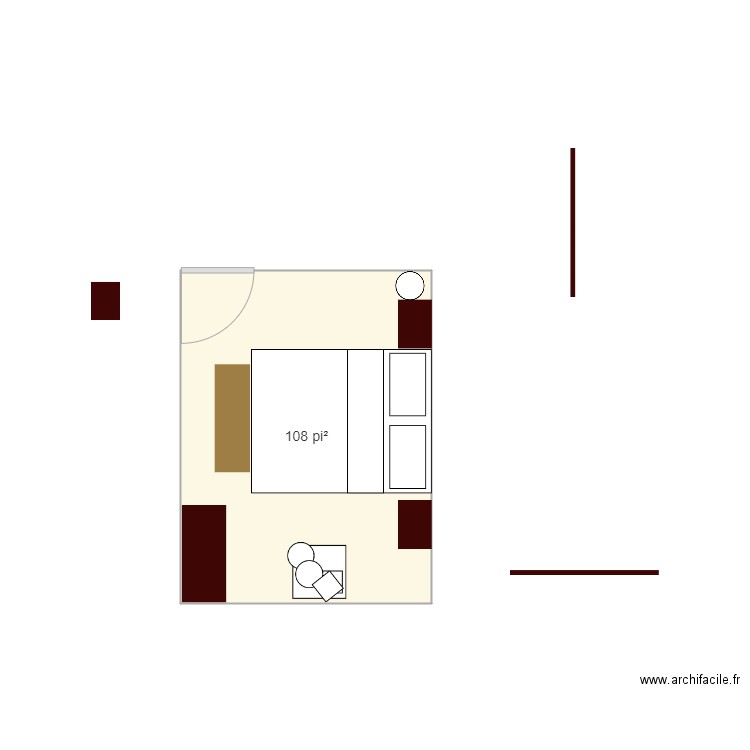 Chambre 5. Plan de 0 pièce et 0 m2