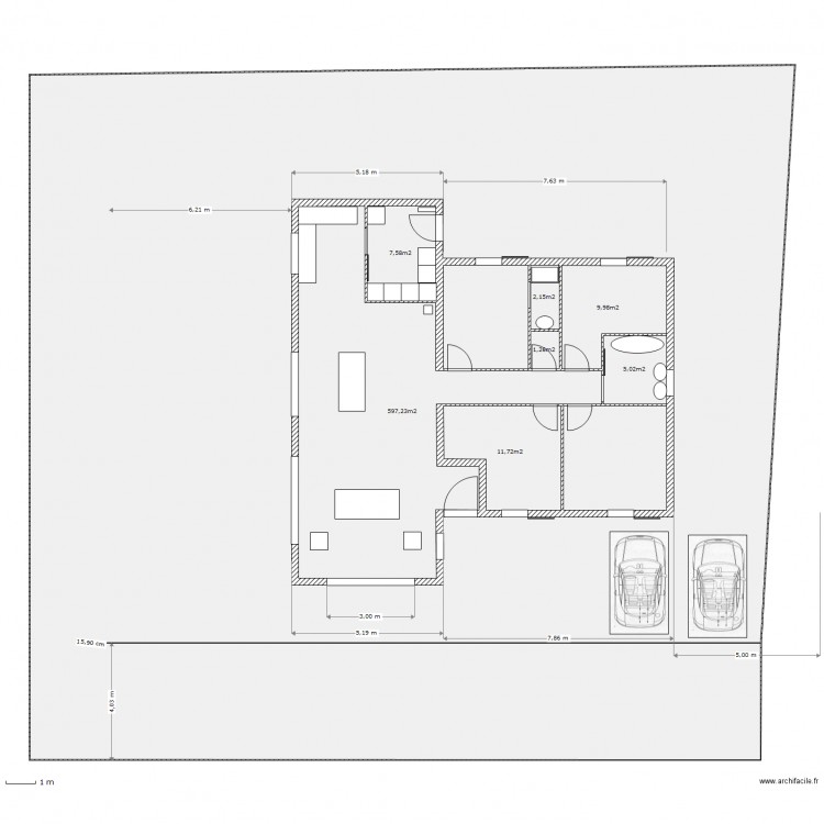 type AKABois. Plan de 0 pièce et 0 m2