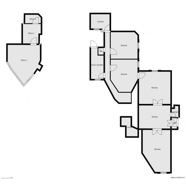 friedland. Plan de 0 pièce et 0 m2