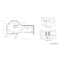 Salle de bain des maitre mur angle