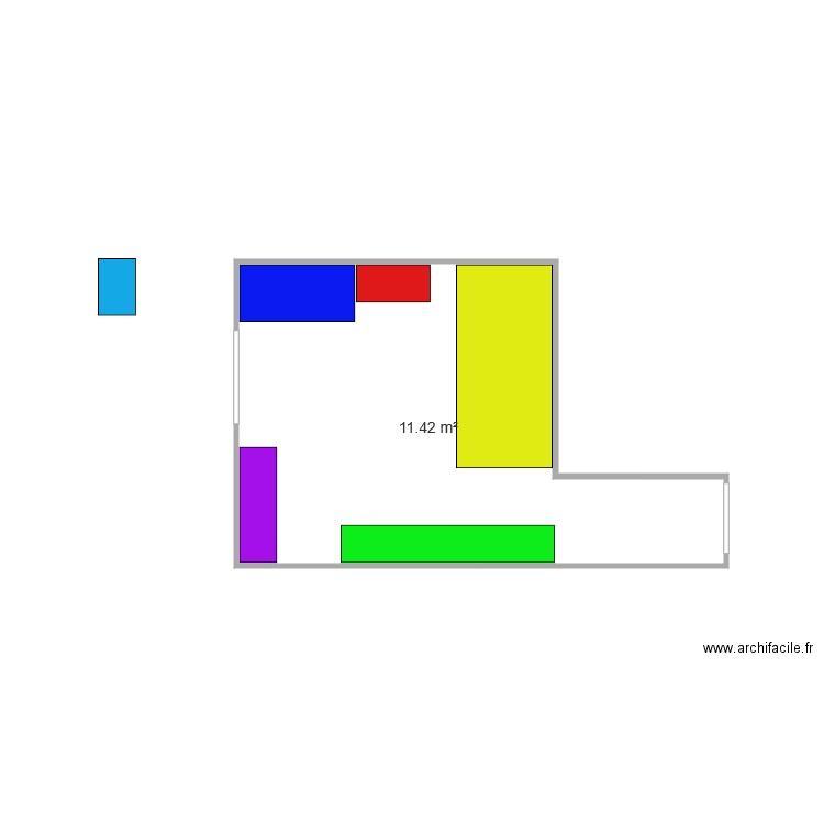 Chambre 2. Plan de 0 pièce et 0 m2