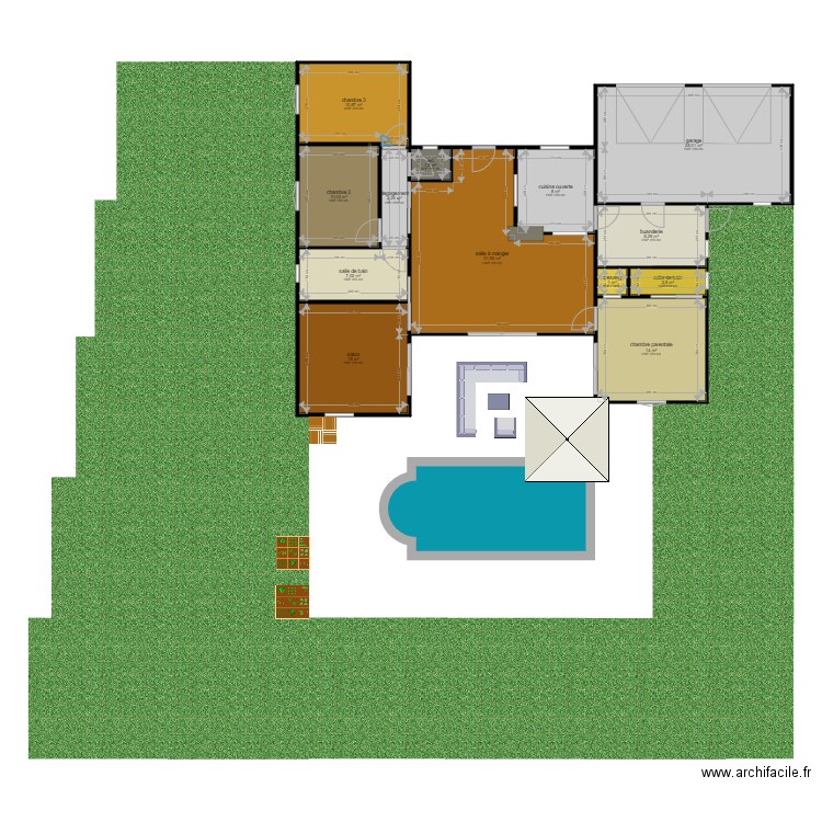 maison 1. Plan de 0 pièce et 0 m2