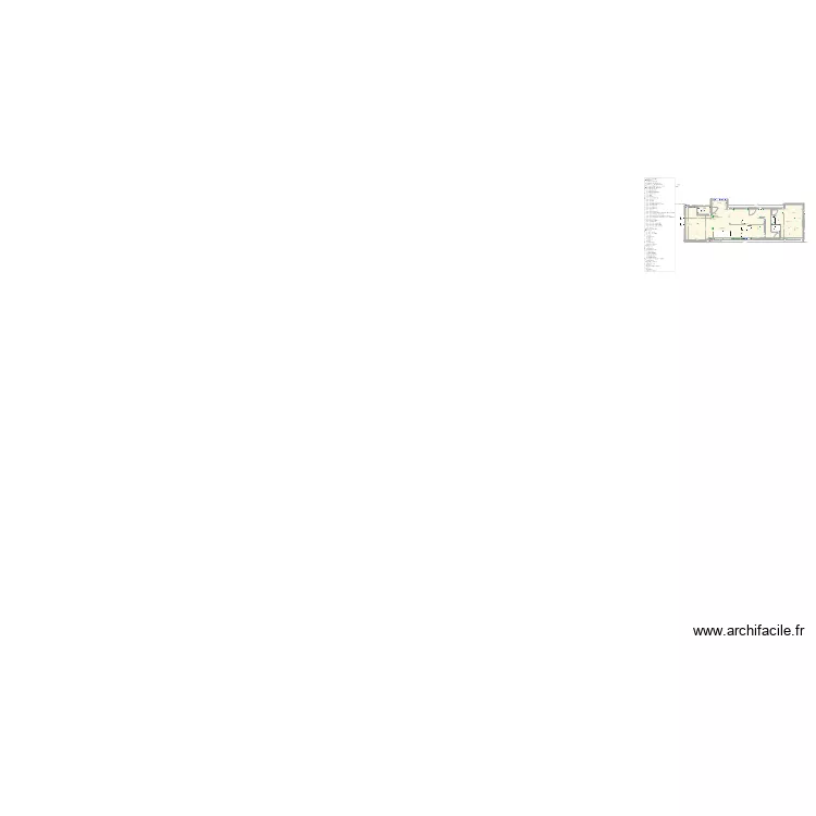 Ester Elle Electricite et chambre &eacute;tage. Plan de 