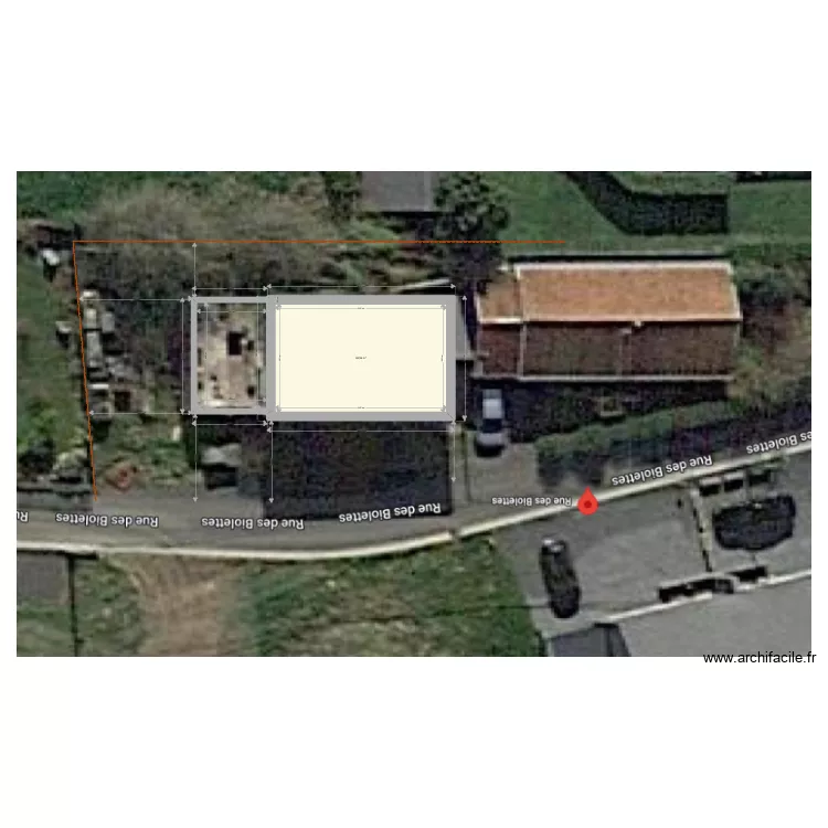 Biolettes Apr&egrave;s terrasse. Plan de 