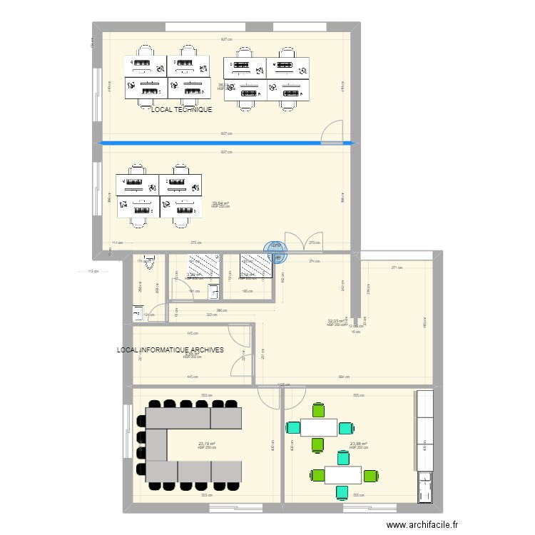 projet bureau RDC FINAL. Plan de 0 pièce et 0 m2