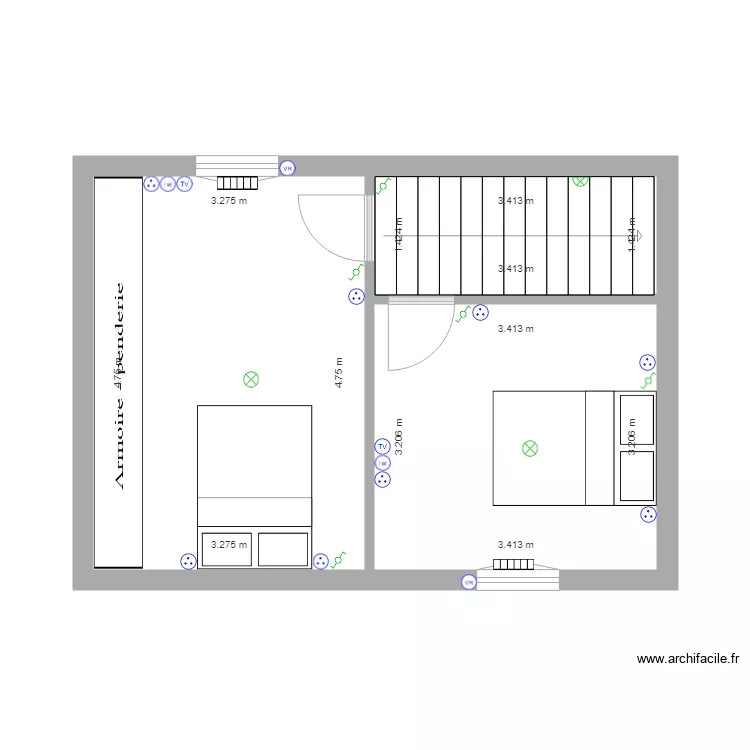 plan aparement 2 . Plan de 