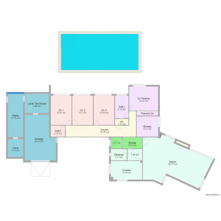 MAISON BREDE COTES. Plan de 0 pièce et 0 m2