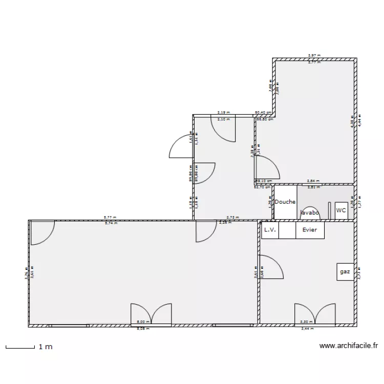 r&eacute;novation. Plan de 