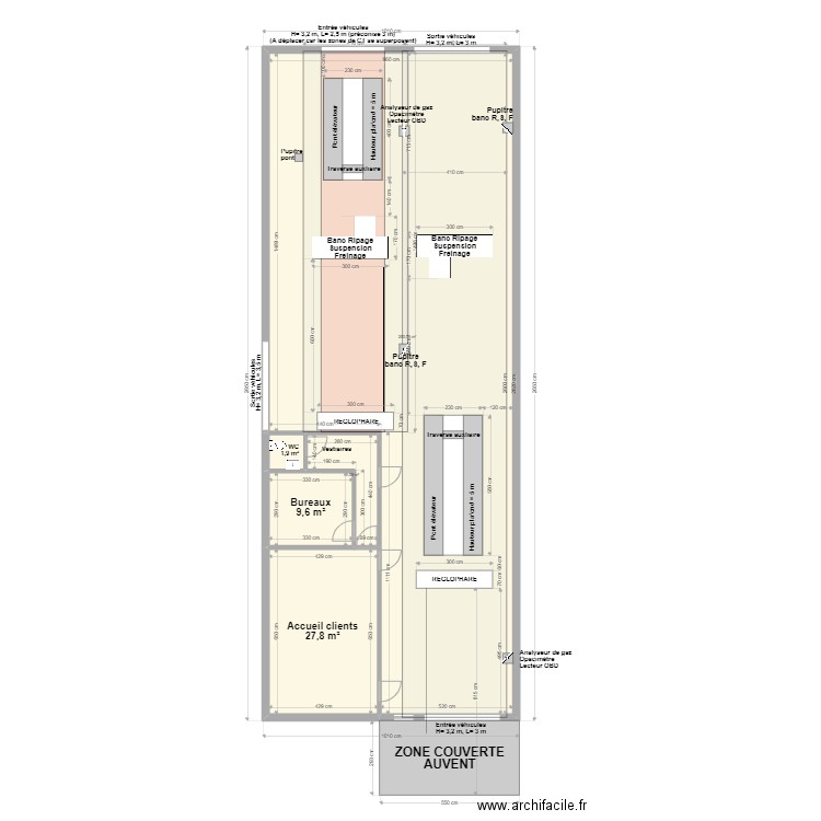 CCT VL    CT AUTO 34   VILLENEUVE LES BEZIERS V2. Plan de 0 pièce et 0 m2