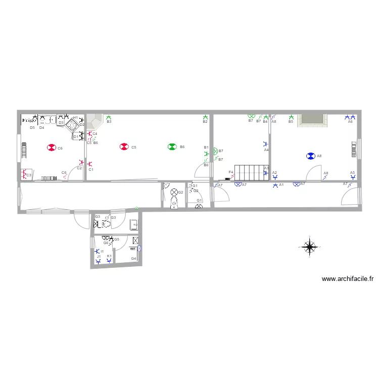 Rez Eclairage 26 juillet. Plan de 