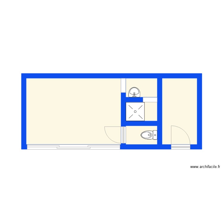 bureau pool house. Plan de 0 pièce et 0 m2