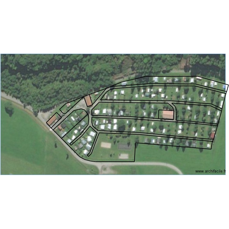 Plan Evacuation camping 2023. Plan de 0 pièce et 0 m2
