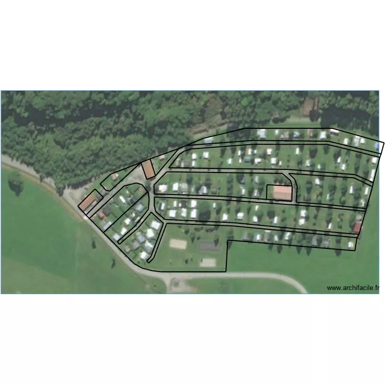 Plan Evacuation camping 2023. Plan de 