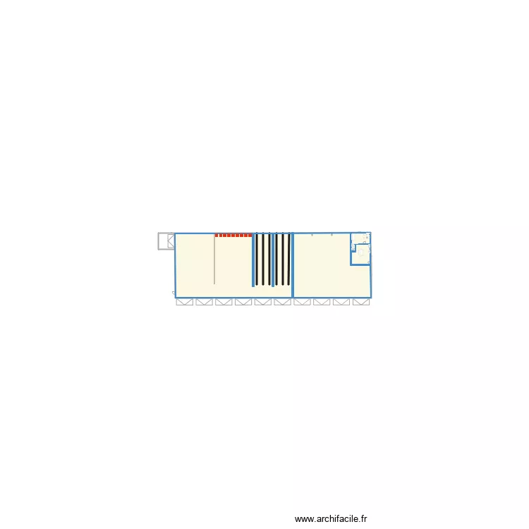 projet batiment. Plan de 