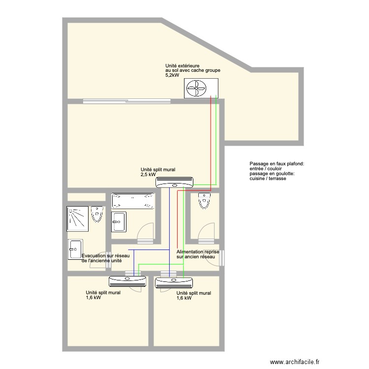 3 pièces Bat B RDC 1er 2eme. Plan de 0 pièce et 0 m2