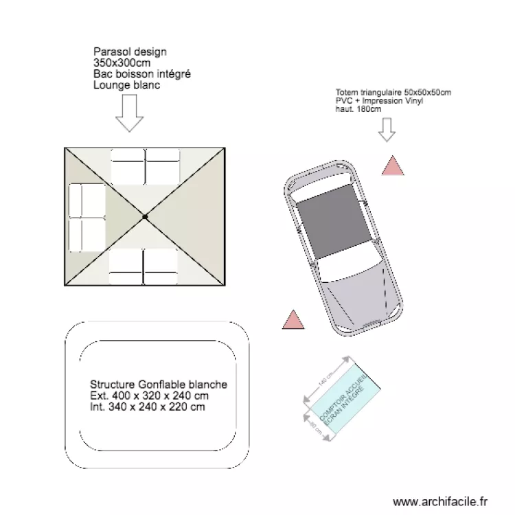 HAVAS ESPACE DÉTENTE. Plan de HAVAS ESPACE DÉTENTE. Plan de