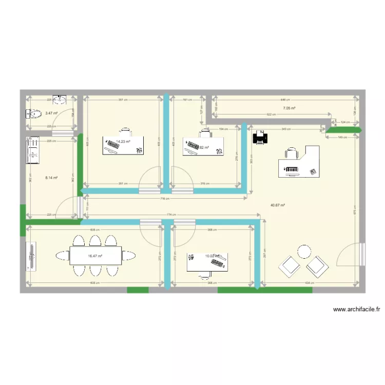 projet de gaulle 1. Plan de 