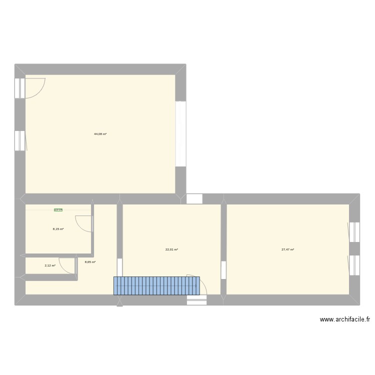 RDC CUISINE. Plan de 6 pièces et 112 m2