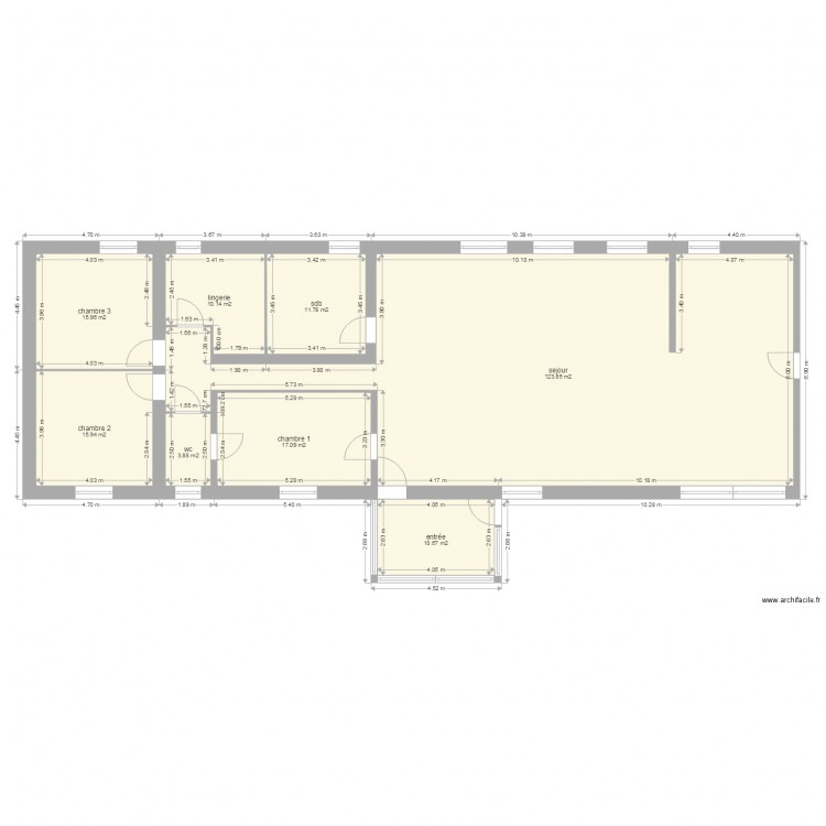 groise cote porte et fenetre1 . Plan de 0 pièce et 0 m2