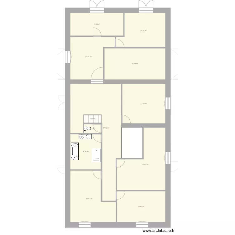 Maison Uhart Mixe. Plan de Maison Uhart Mixe. Plan de