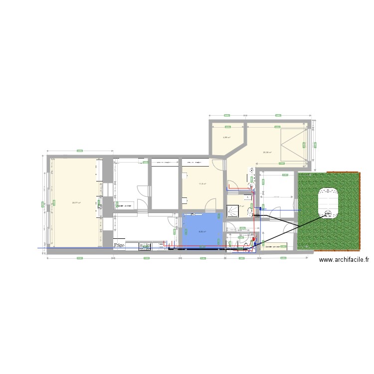 tonnara PLOMBERIE. Plan de 0 pièce et 0 m2