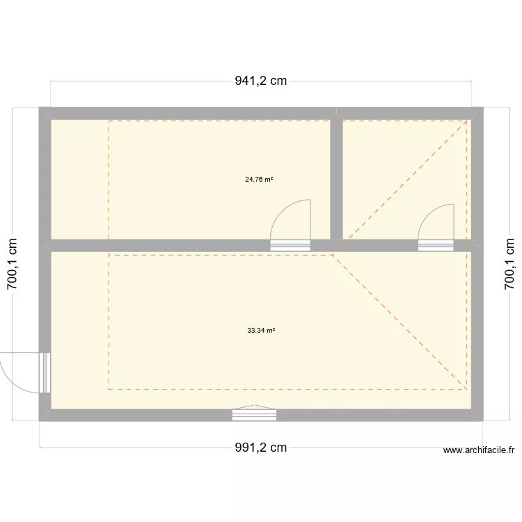 potrou. Plan de 