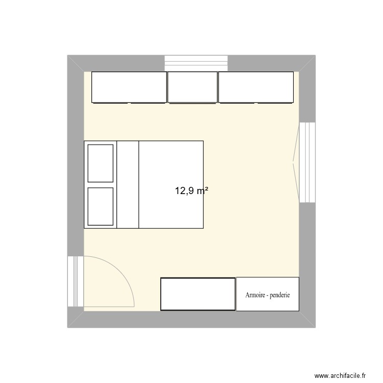 CHAMBRE LEA MATHILDE. Plan de 0 pièce et 0 m2