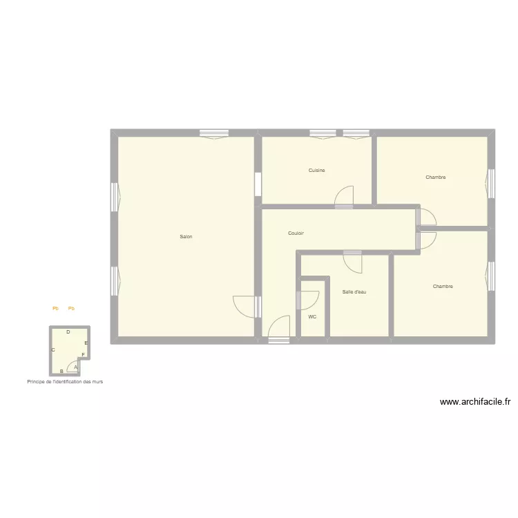 Croquis N 1 . Plan de 
