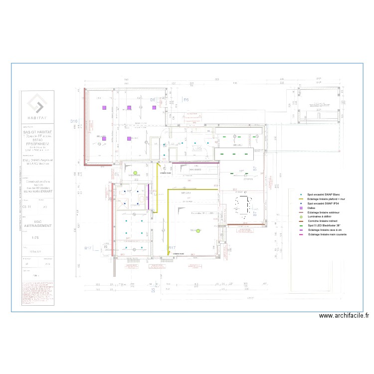 LANG RDC V4. Plan de 0 pièce et 0 m2