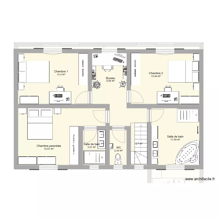 Maison 15. Plan de 