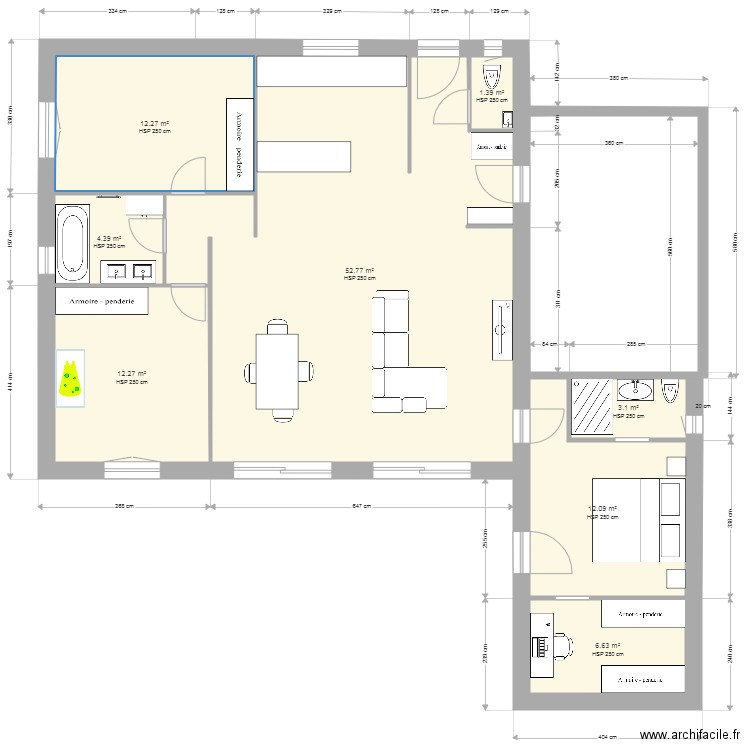 plan maison new 04 12. Plan de 0 pièce et 0 m2