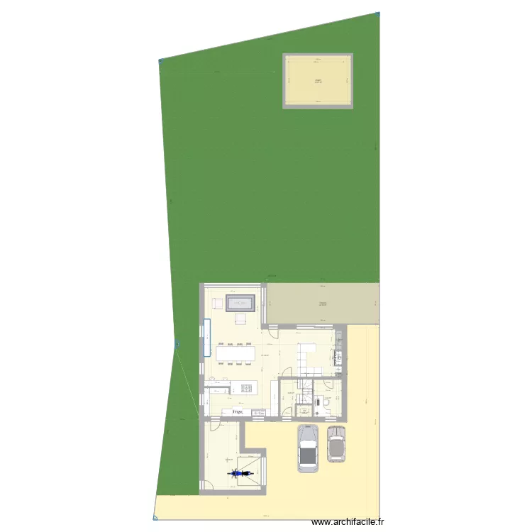 maison braine chateau. Plan de 