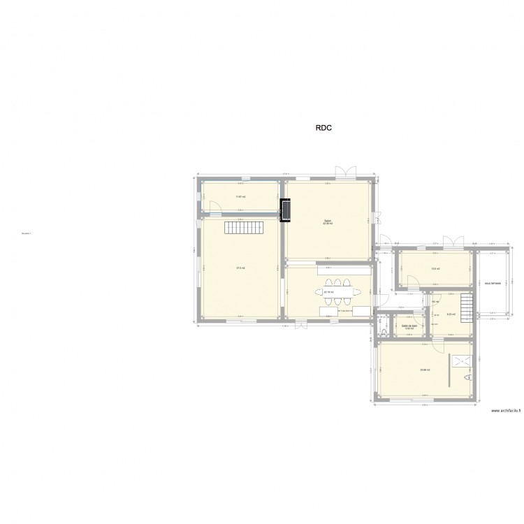 talmont RDC 6. Plan de 0 pièce et 0 m2