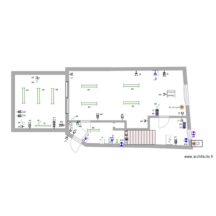 Oli garage sans fil corrigé  20-08-2023 105a . Plan de 8 pièces et 109 m2