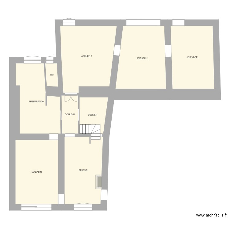 5 OURMETTO ETAT DES LIEUX. Plan de 0 pièce et 0 m2