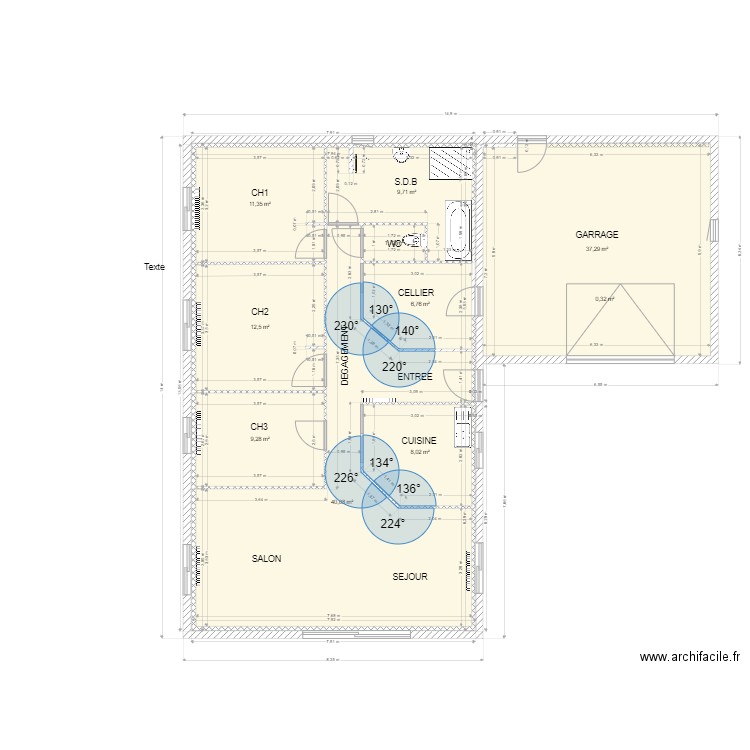 tour du crieu 12. Plan de 10 pièces et 137 m2