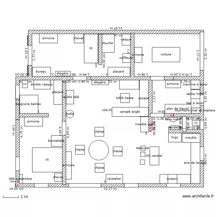 maison theza rez de chauss&eacute;e. Plan de 